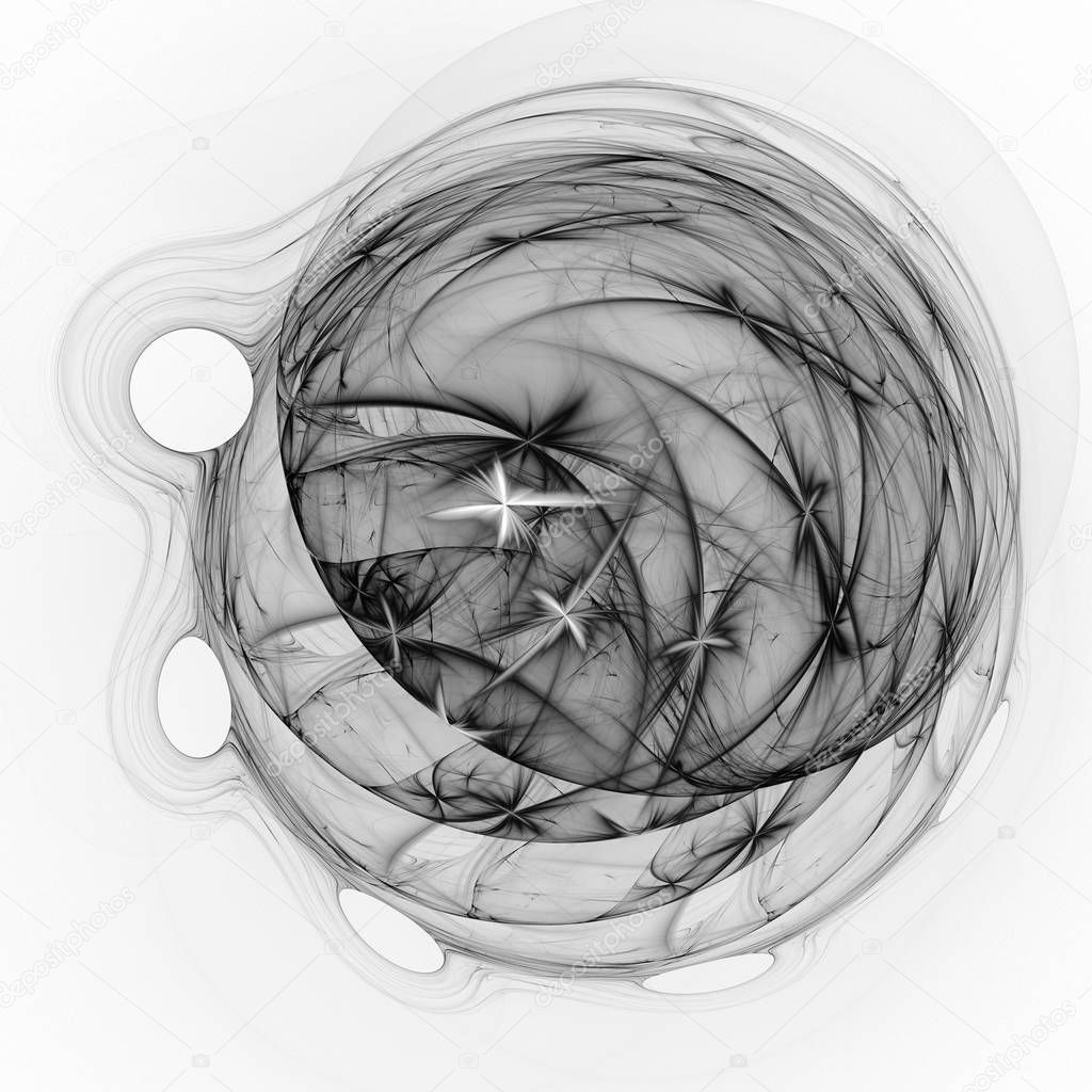 Abstract fractal illustration for creative design