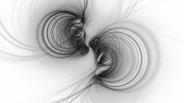 Yaratıcı tasarım için soyut fraktal çizim