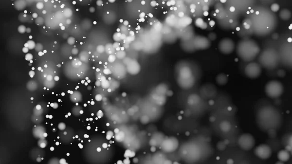 Beautiful monochrome bokeh blurred background defocused lights — Stock Photo, Image