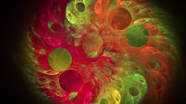 Abstrakta fractal footage för kreativ design — Stockvideo