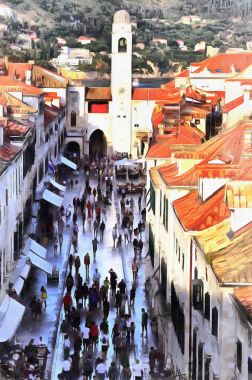 Dobruca Cityscape renkli resim