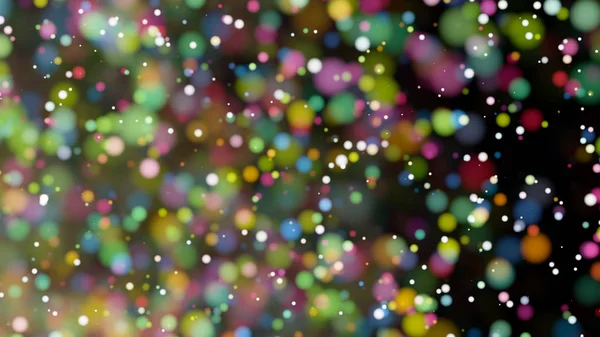 Hermoso bokeh colorido fondo borroso luces desenfocadas — Foto de Stock