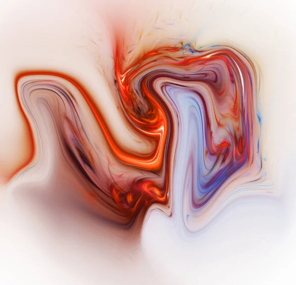 Цветной психоделический жидкий фон — стоковое фото