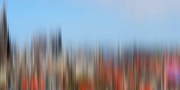 Fond psychédélique basé sur l'image de paysage bleu — Photo