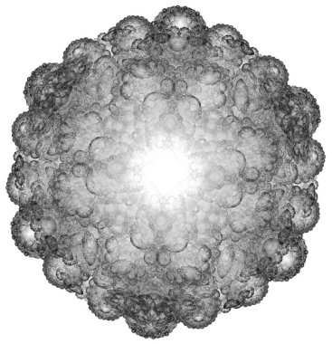 Yaratıcı tasarım için soyut fraktal çizim