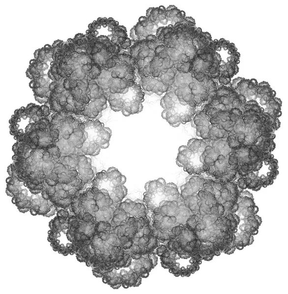 Absztrakt fraktál illusztráció kreatív tervezéshez — Stock Fotó