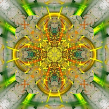 Yaratıcı tasarım için soyut fraktal çizim