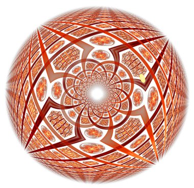 Yaratıcı tasarım için soyut fraktal çizim