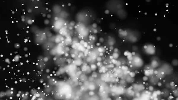 Beautiful monochrome bokeh blurred background defocused lights — Stock Photo, Image