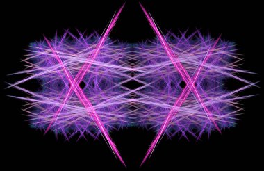 renkli soyut fraktal illüstrasyon