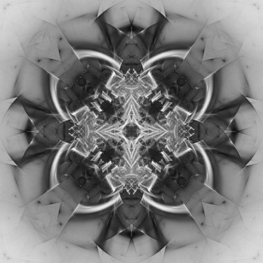 Yaratıcı tasarım için soyut fraktal çizim