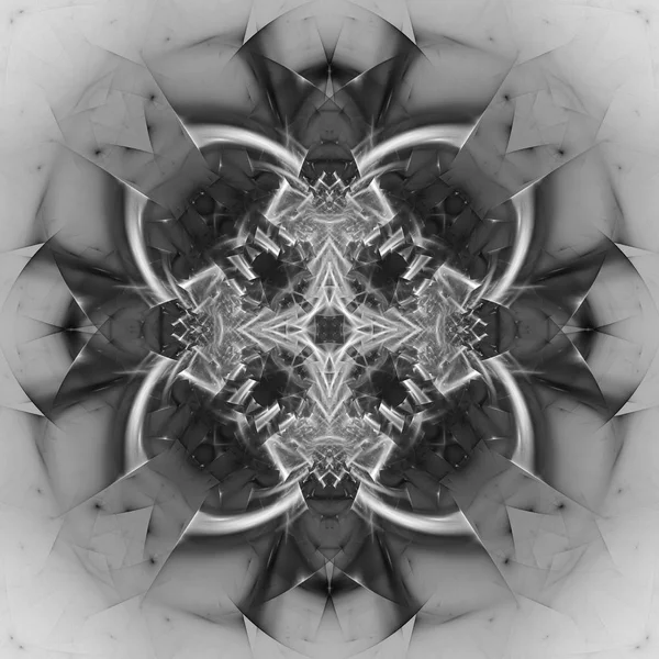 Абстрактная фрактальная иллюстрация для творческого дизайна — стоковое фото
