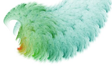 renkli soyut fraktal illüstrasyon