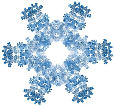 renkli soyut fraktal illüstrasyon