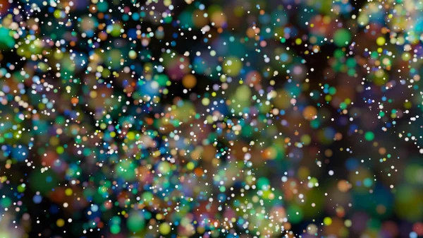 Hermoso bokeh colorido fondo borroso luces desenfocadas — Foto de Stock