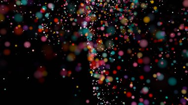 Güzel renkli bokeh arka plan defocused ışıklar bulanık