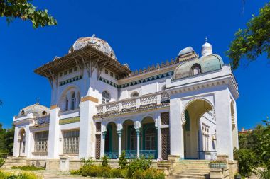 Oryantal tarzı mimarisi bina