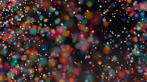 Hermoso bokeh colorido fondo borroso luces desenfocadas — Foto de Stock