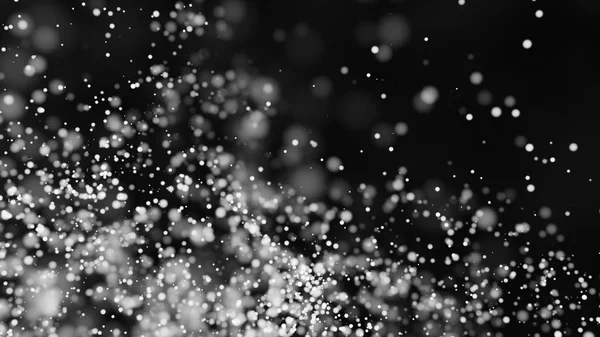 Beautiful monochrome bokeh blurred background defocused lights — Stock Photo, Image