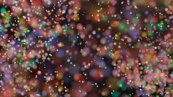 Beautiful colorful bokeh blurred background defocused lights — Stock Photo, Image