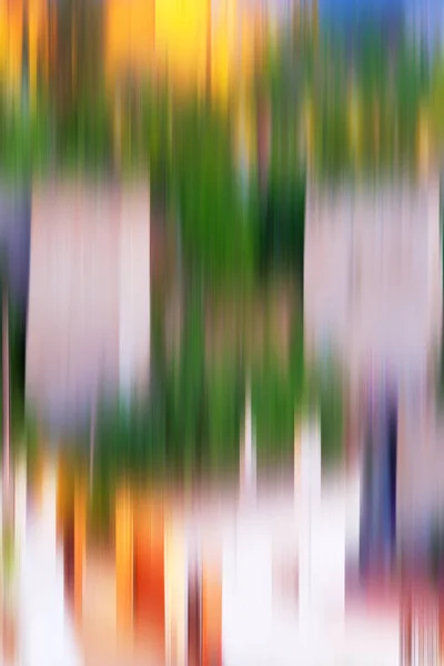 サイケデリックな背景 blured 建築イメージに基づいて — ストック写真