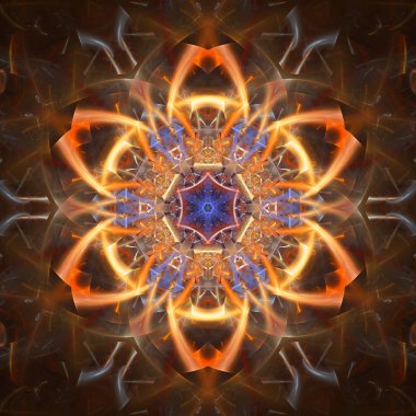 Yaratıcı tasarım için soyut fraktal çizim