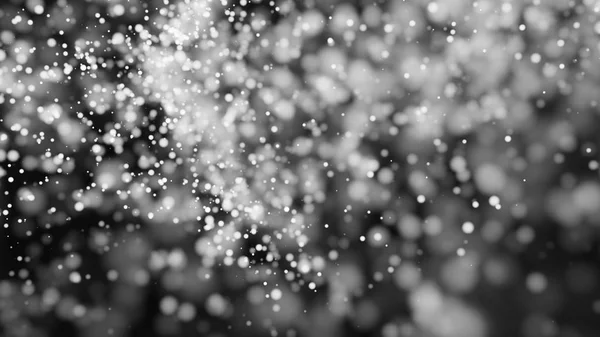 Beautiful monochrome bokeh blurred background defocused lights — Stock Photo, Image