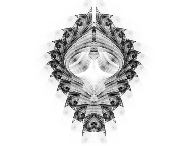 Abstract fractal illustration for creative design