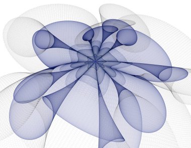 Yaratıcı tasarım için soyut fraktal çizim