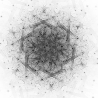 Yaratıcı tasarım için soyut fraktal çizim