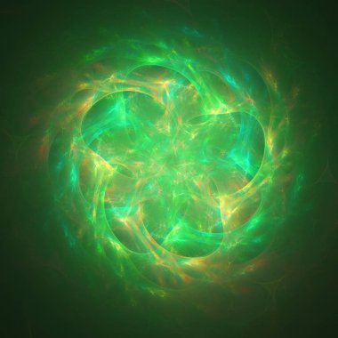 Yaratıcı tasarım için soyut fraktal çizim