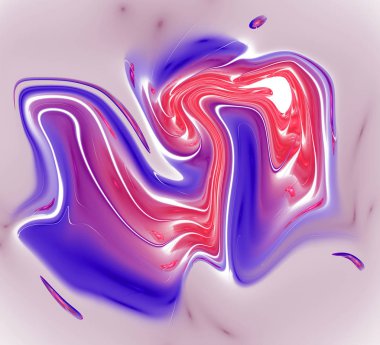 Renkli psychedelic sıvılaştırılmış arka plan