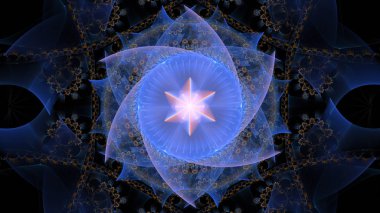 Yaratıcı tasarım için soyut fraktal çizim