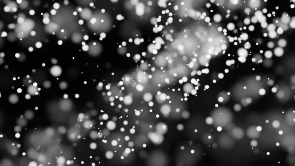 Beautiful monochrome bokeh blurred background defocused lights — Stock Photo, Image