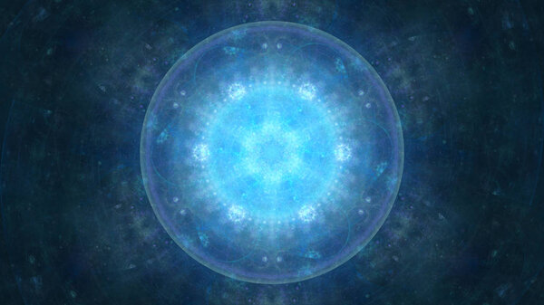 Abstract fractal illustration for creative design