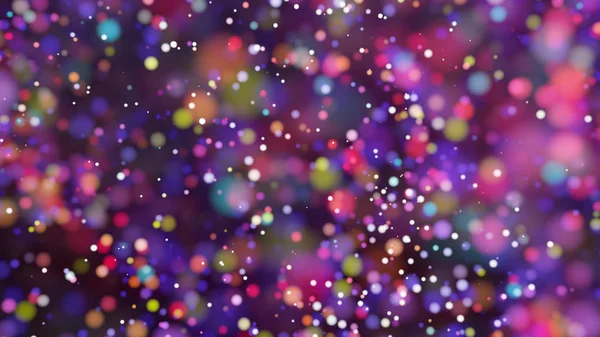 Hermoso bokeh colorido fondo borroso luces desenfocadas —  Fotos de Stock