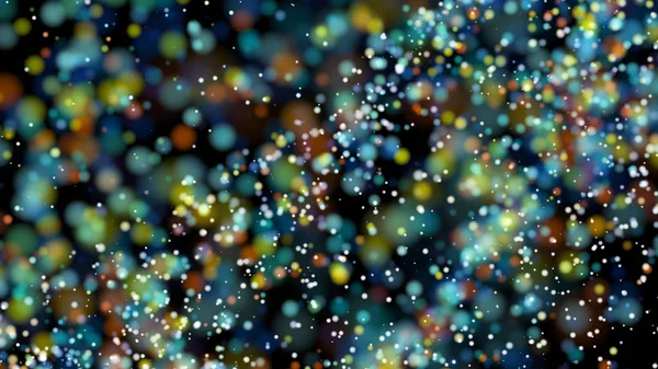 Hermoso bokeh colorido fondo borroso luces desenfocadas — Foto de Stock