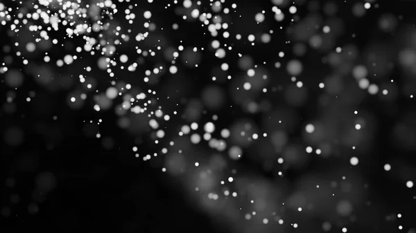 Beautiful monochrome bokeh blurred background defocused lights — Stock Photo, Image