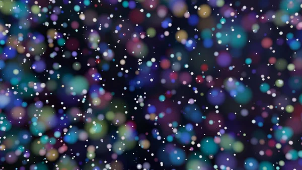 Hermoso bokeh colorido fondo borroso luces desenfocadas — Foto de Stock