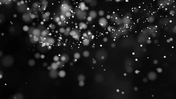 Hermoso bokeh monocromo fondo borroso luces desenfocadas — Foto de Stock