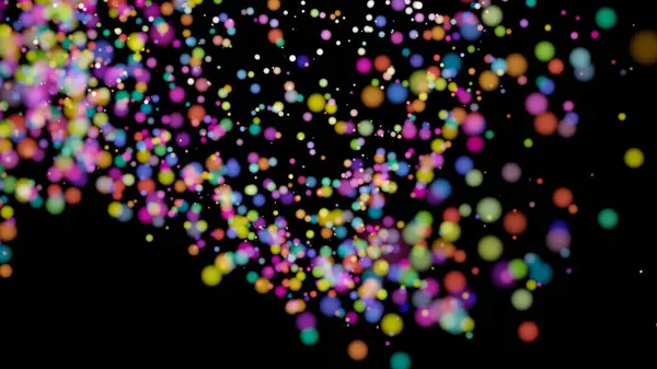 Hermoso bokeh colorido fondo borroso luces desenfocadas — Foto de Stock