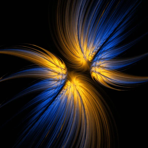 Yaratıcı tasarım için soyut fraktal çizim