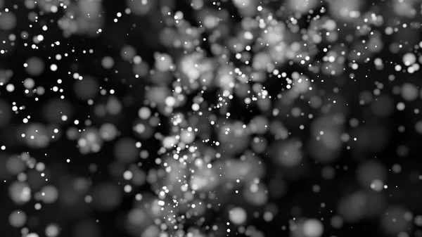 Beautiful monochrome bokeh blurred background defocused lights — Stock Photo, Image