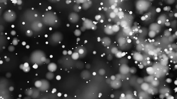 Beautiful monochrome bokeh blurred background defocused lights — Stock Photo, Image