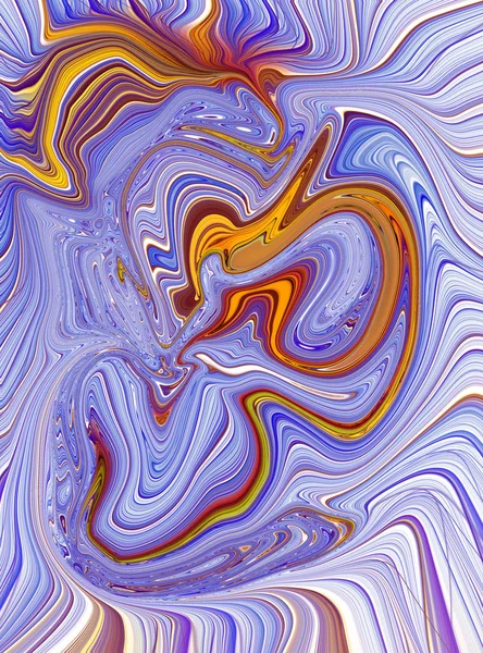 Farverig psykedelisk flydende baggrund - Stock-foto