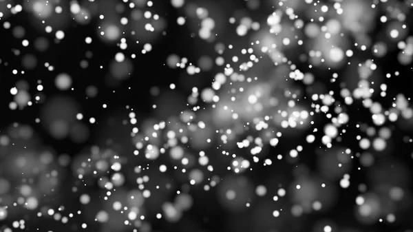 Beautiful monochrome bokeh blurred background defocused lights — Stock Photo, Image