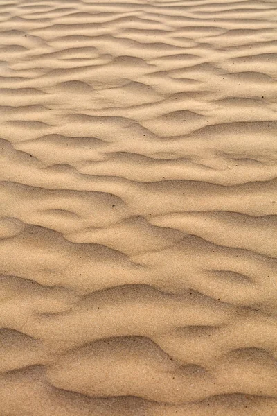 Sandformasjoner ser ut som sanddyner – stockfoto