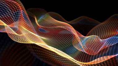 Soyut dalga yapısı bilimsel arka plan