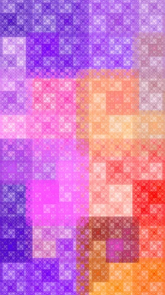 Modèle coloré fond fractal — Photo