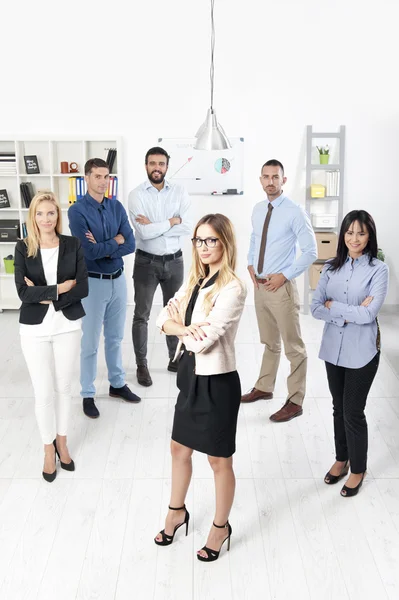 Unternehmensgruppe im Büro — Stockfoto